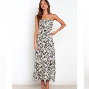 Petal & Pup Cutout Floral Midi